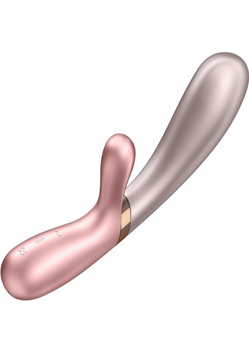 Satisfyer Hot Lover Dual Stim Vibrator Silicone with Warming Feature