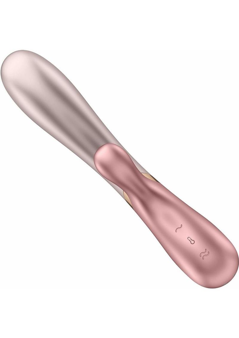 Satisfyer Hot Lover Dual Stim Vibrator Silicone with Warming Feature