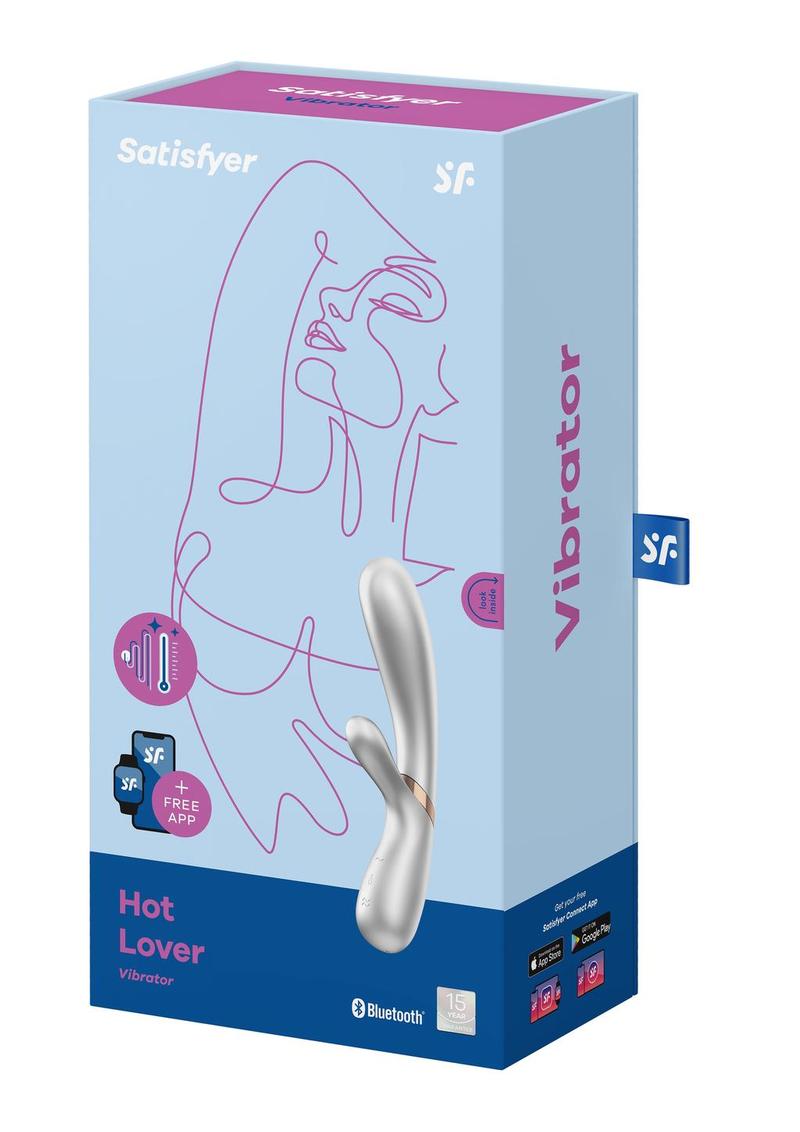 Satisfyer Hot Lover Dual Stim Vibrator Silicone with Warming Feature