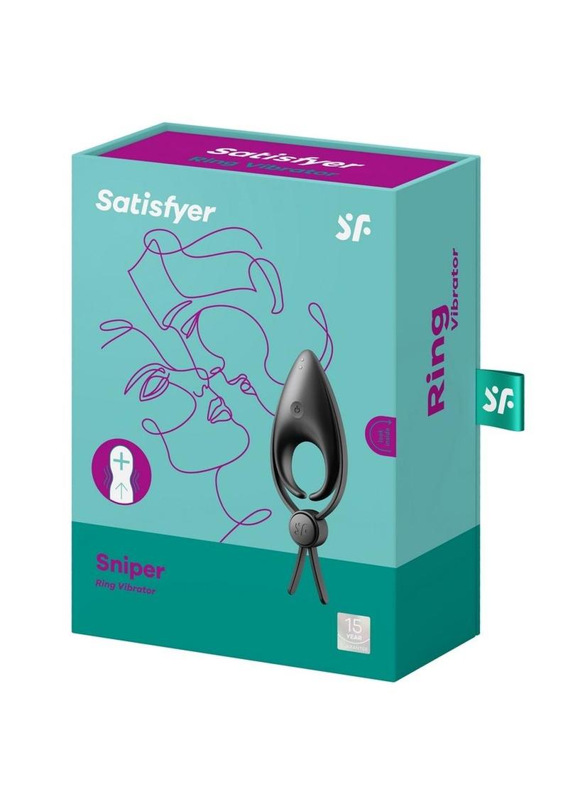 Satisfyer Men Sniper Rechargeable Silicone Vibrating Cock Ring