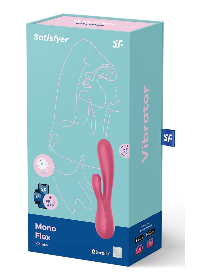 Satisfyer Mono Flex Silky Silicone Rabbit Vibe With Flexible Design