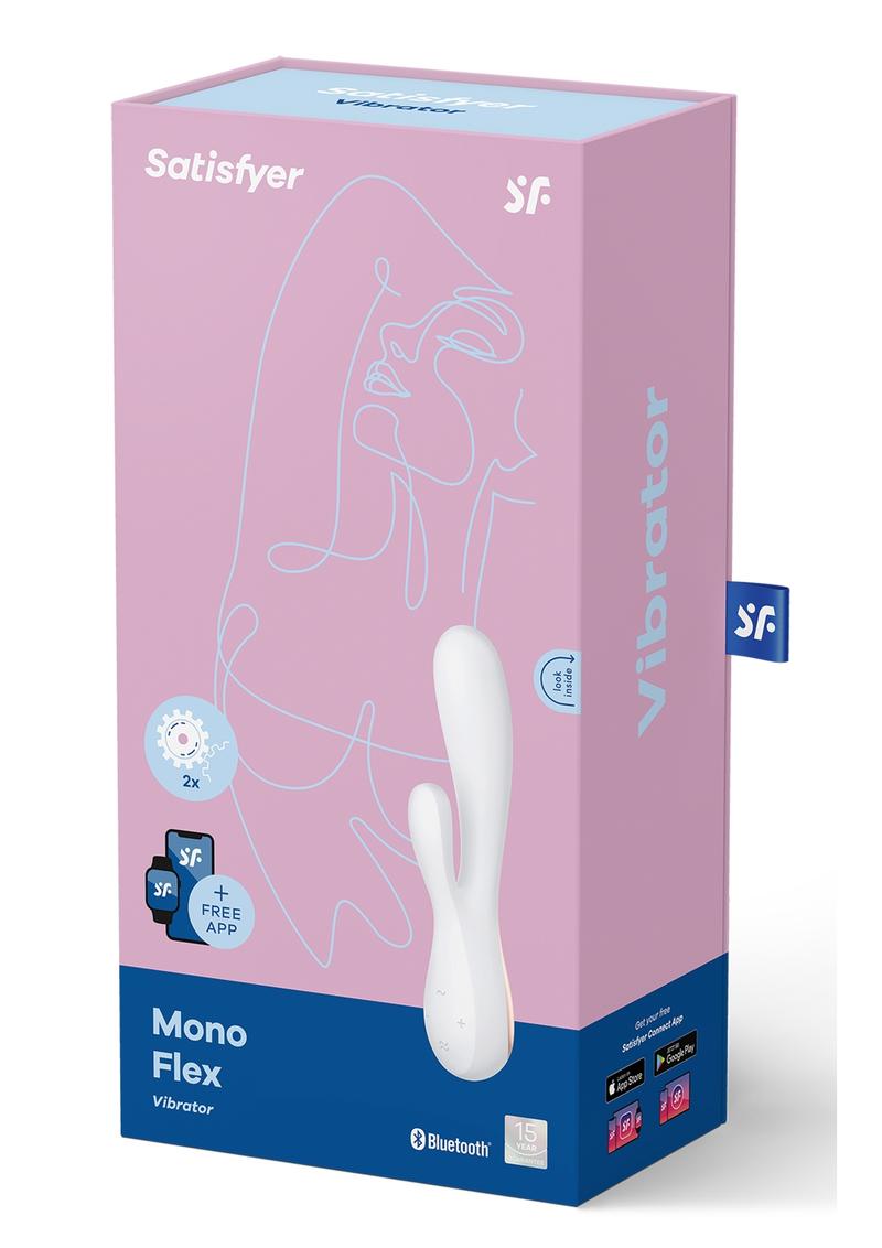 Satisfyer Mono Flex Silky Silicone Rabbit Vibe With Flexible Design