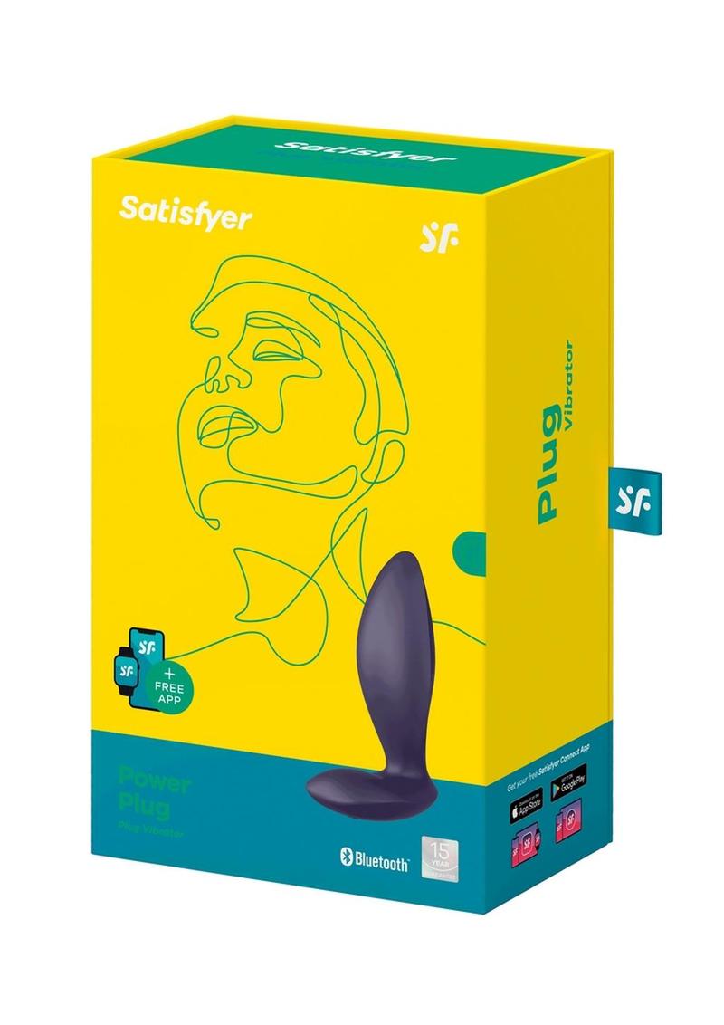 Satisfyer Power Plug Silicone Anal Vibrator with App Control