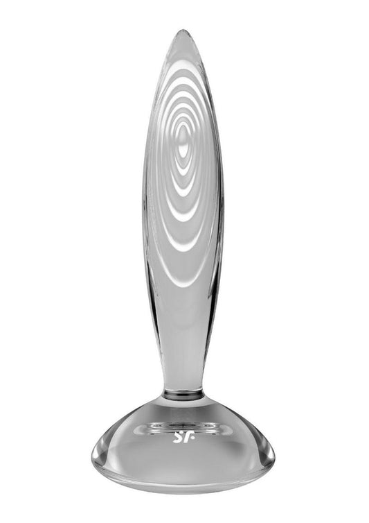 Satisfyer Sparkling  Crystal Glass With Unisex Pleasure Dildo