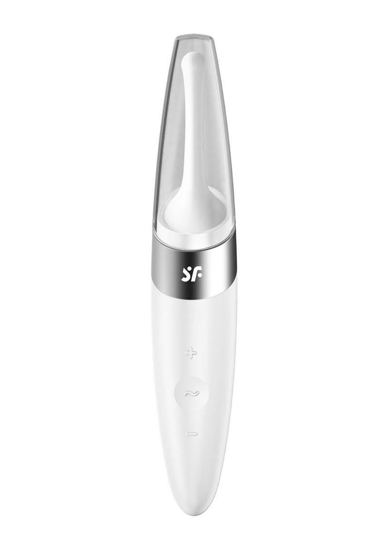 Satisfyer Twirling Delight Tip Vibrator Rechargeable Stimulator in Berry