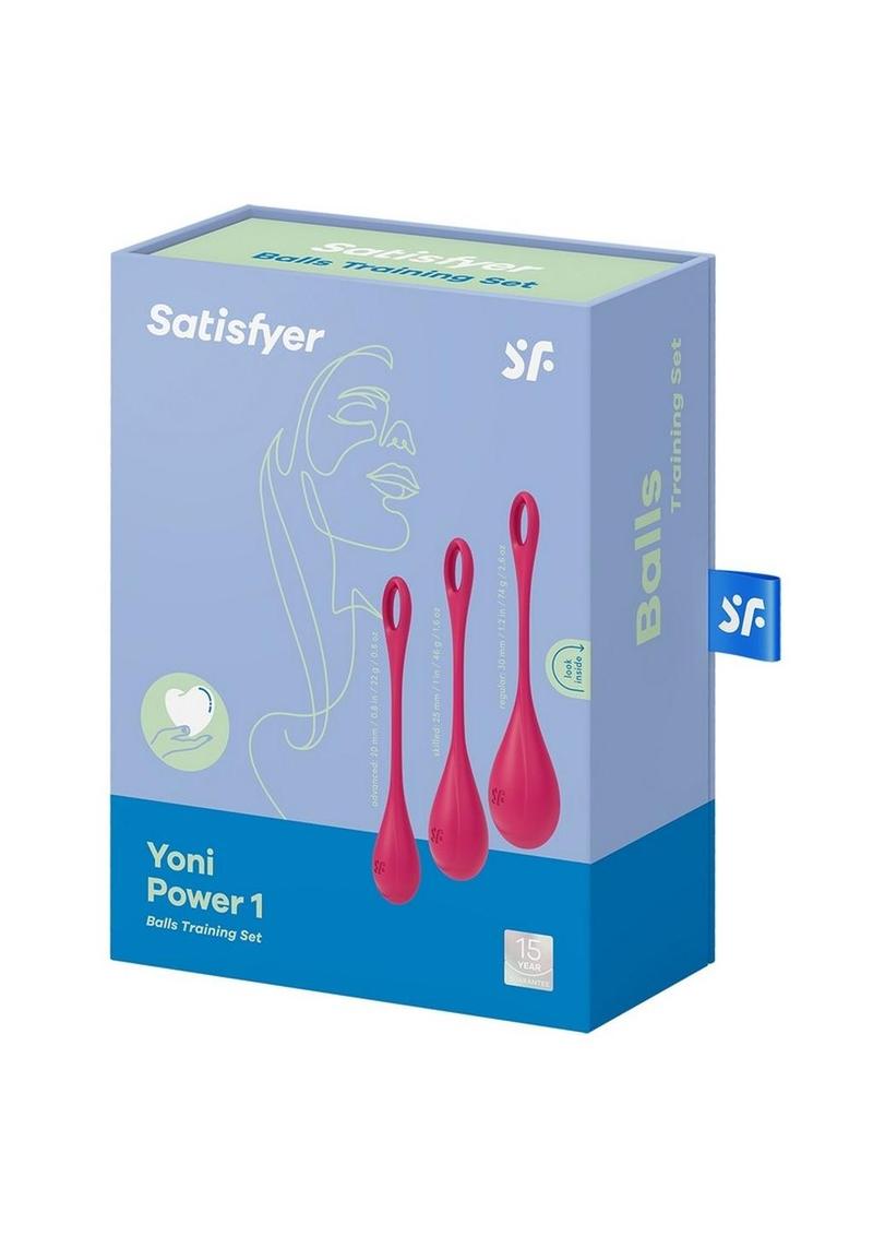 Satisfyer Yoni Power Silicone Weighted Ben Wa Balls Set