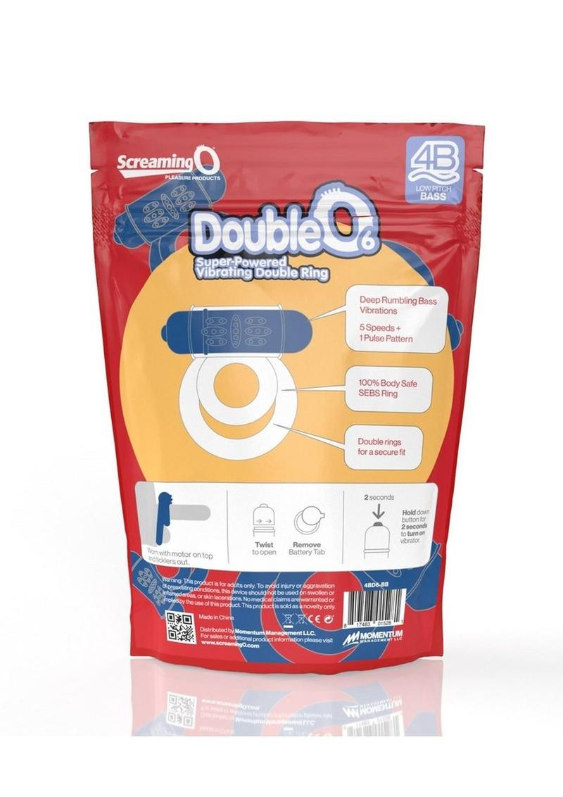 Screaming O Double O 6 Super-Powered Vibrating Double Ring