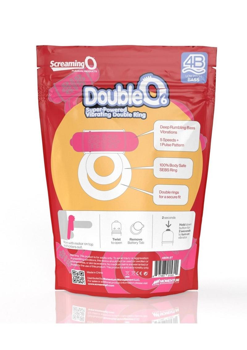Screaming O Double O 6 Super-Powered Vibrating Double Ring