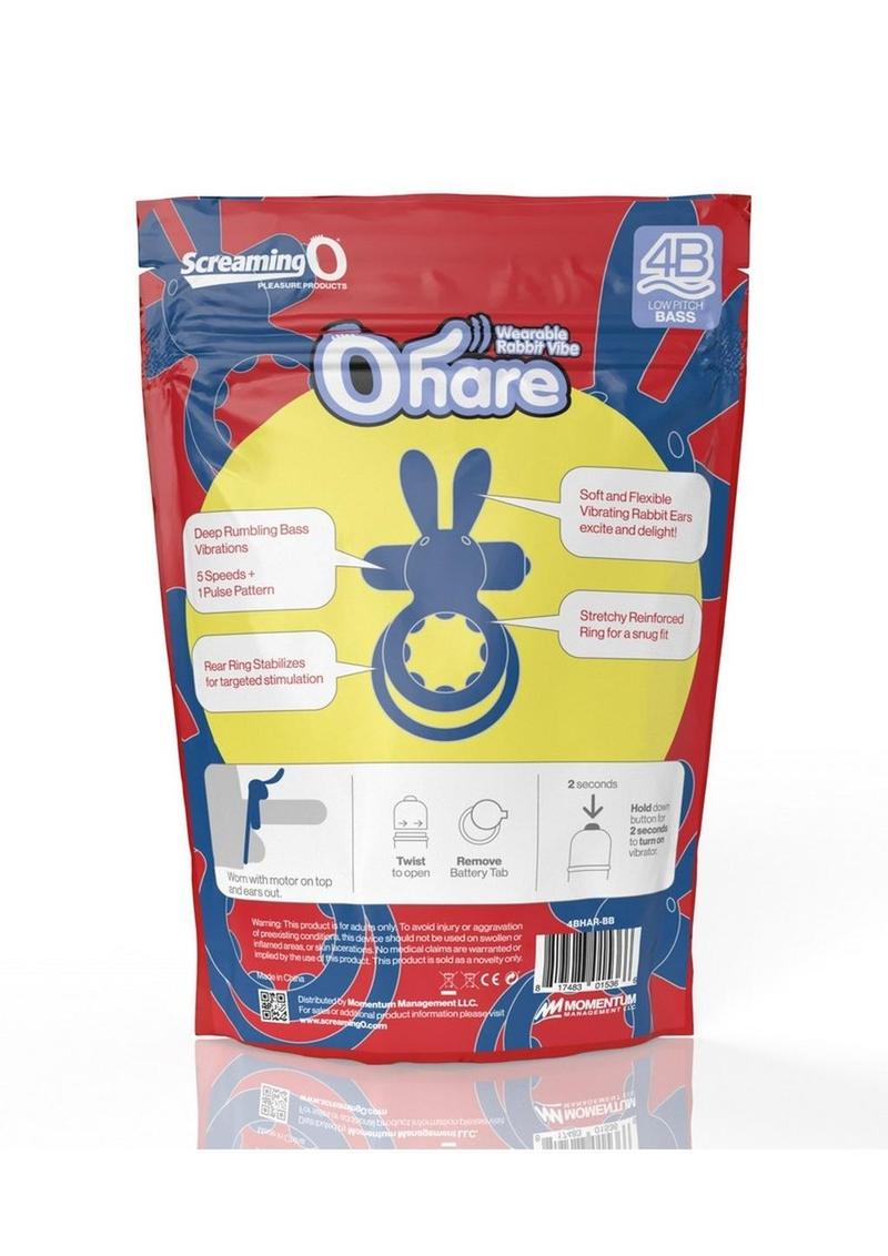 Screaming O 4B Ohare Vibrating Cock Ring