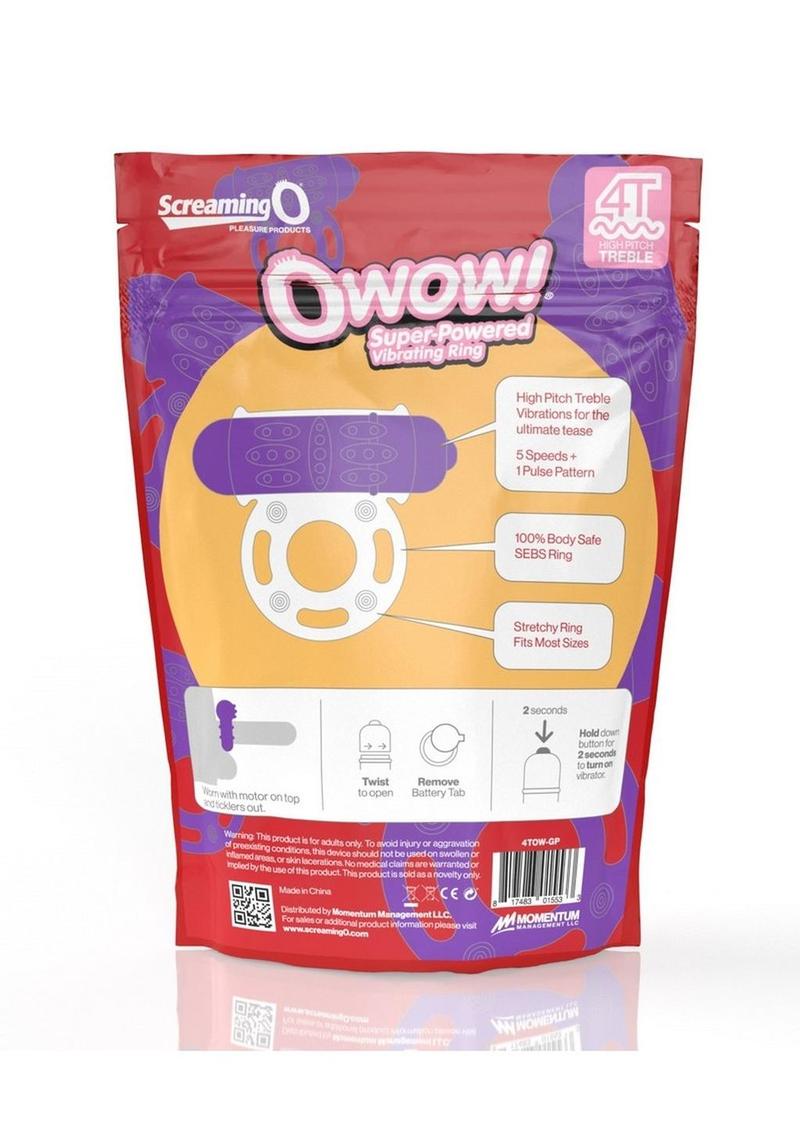 Screaming O 4T O Wow Super Powered Vibrating Ring