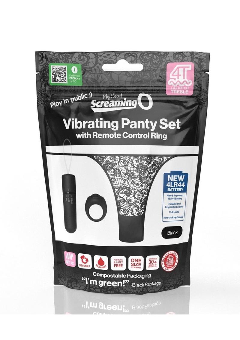 Screaming O My Secret 4T Vibrating Panty Set