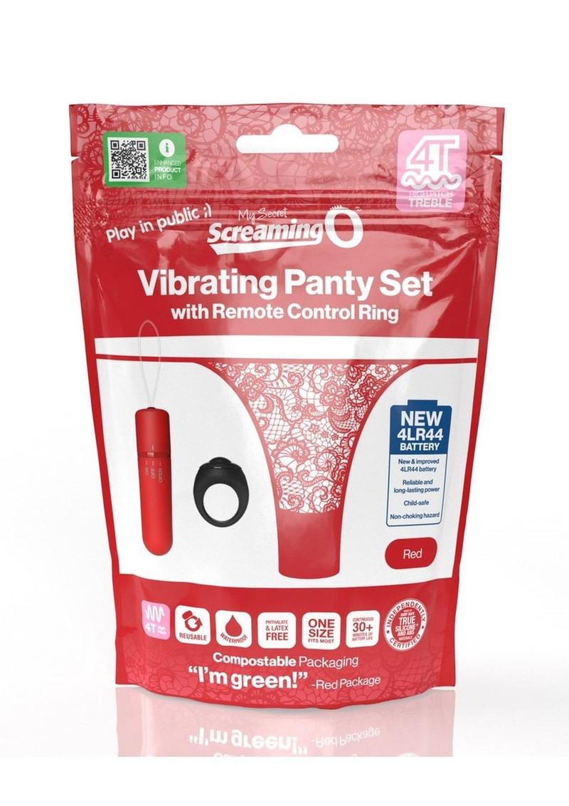 Screaming O My Secret 4T Vibrating Panty Set