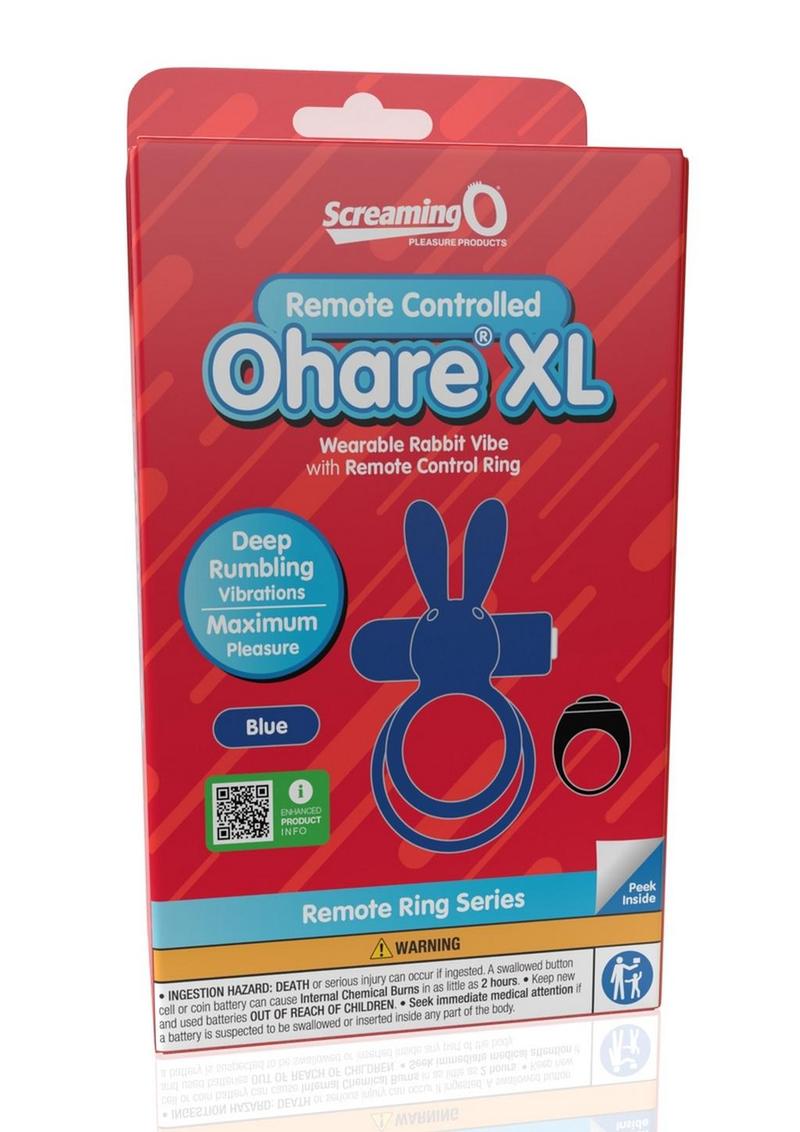 Screaming O Ohare XL Wearable Remote Control Cock Ring