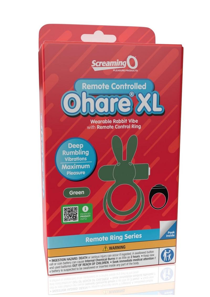 Screaming O Ohare XL Wearable Remote Control Cock Ring