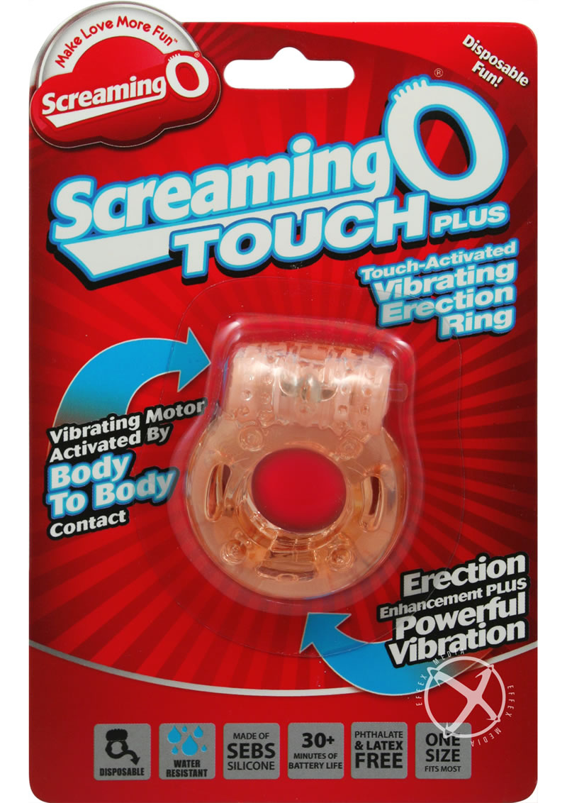 Screaming O Touch Plus Touch-Activated Vibrating Erection Ring