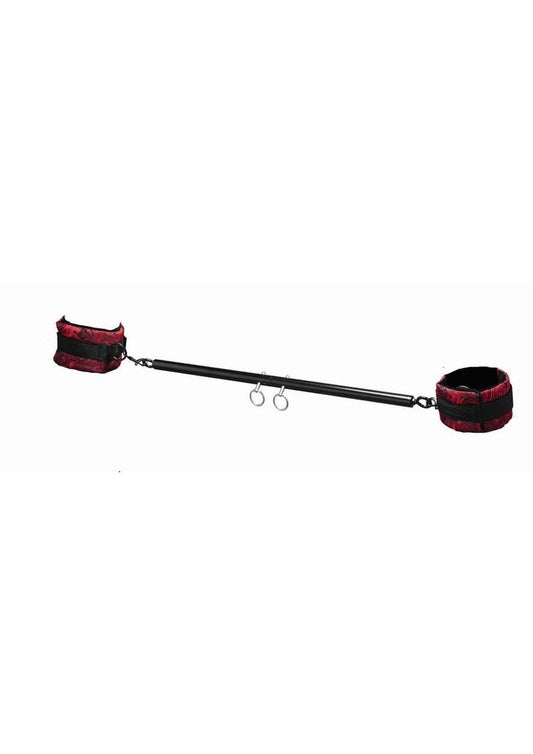 Secret Kisses Rosegasm Spreader Bar Set with Ankle Cuffs and Blindfold