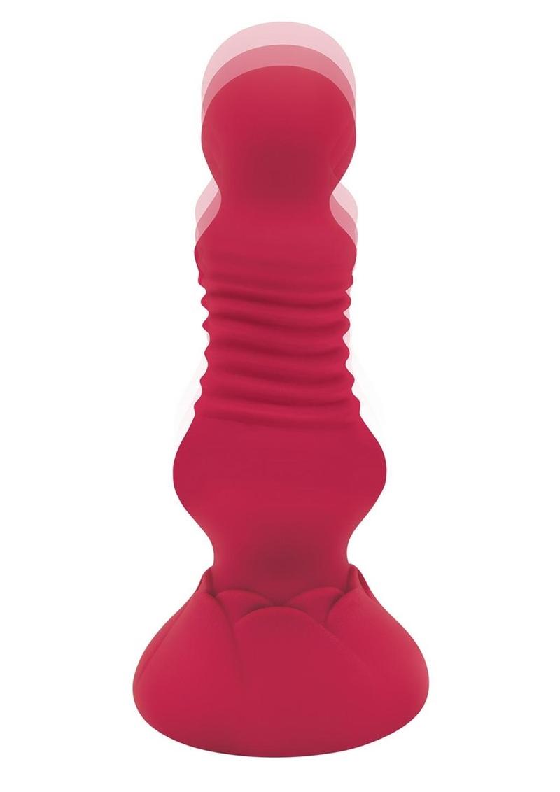 Secret Kisses Rosebud Thrusting Buttplug Wireless Remote Control