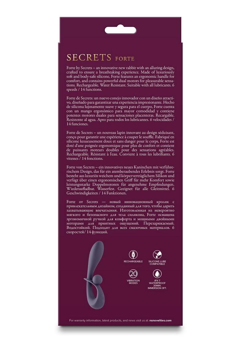 Secrets Forte Rechargeable Silicone Vibrating Rabbit