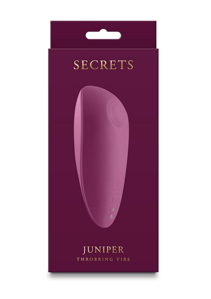 Secrets Juniper Silicone Throbbing Vibrator