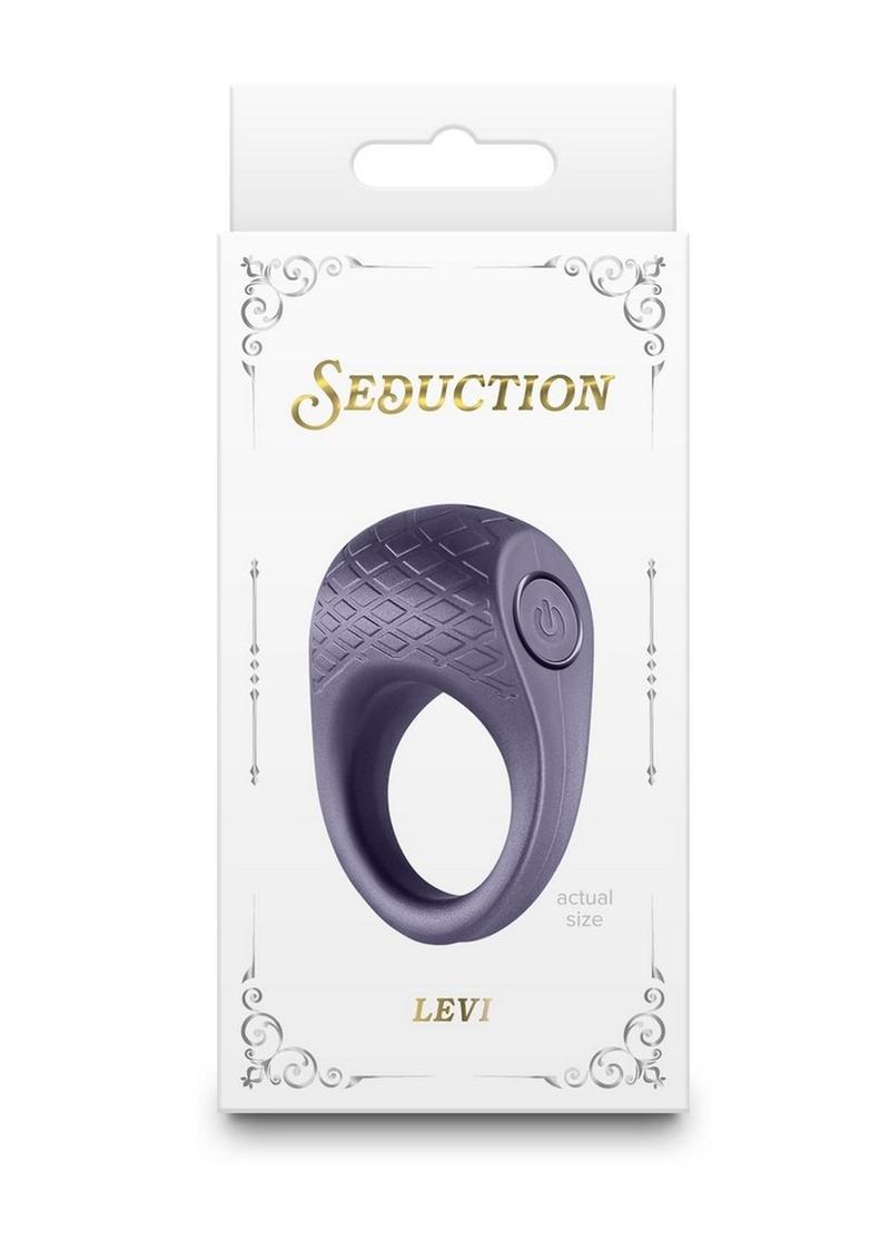 Seduction Levi Rechargeable Silicone Cock Ring
