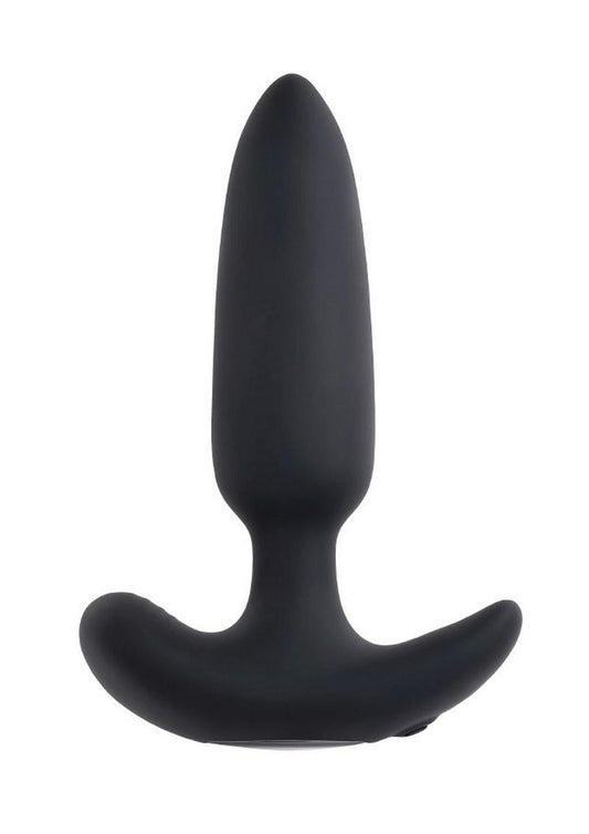 Selopa Black Beauty Rechargeable Silicone Vibrating Anal Plug