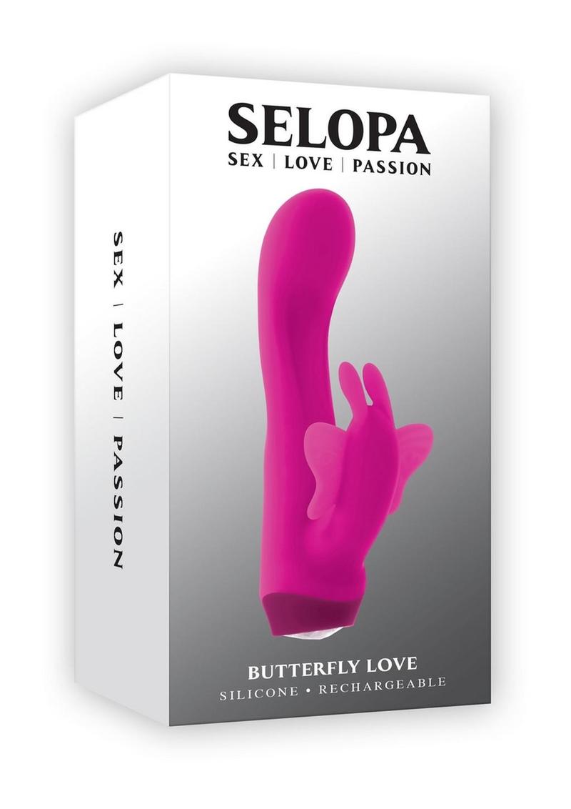 Selopa Butterfly Love Rechargeable Silicone Rabbit Vibrator