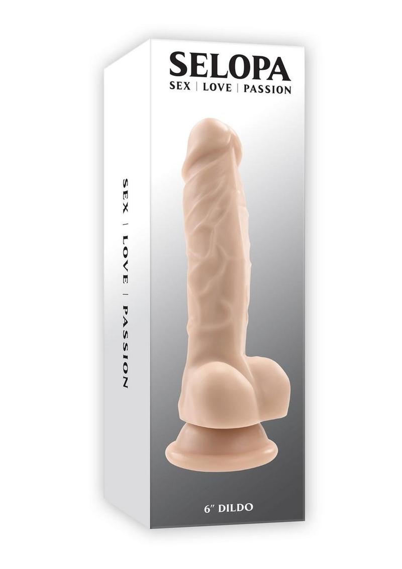 Selopa Realistic Vanilla Dildo with Suction Base