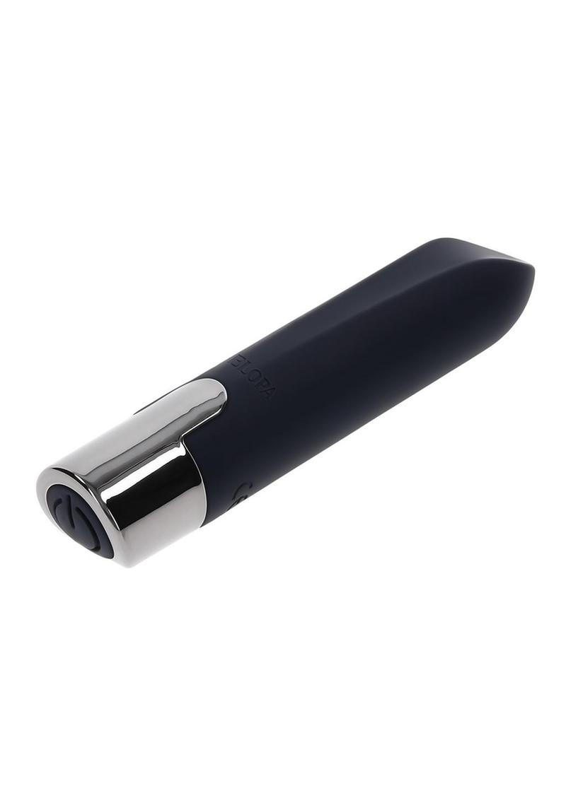 Selopa Little Buddy Rechargeable Silicone Bullet Vibrator - Black