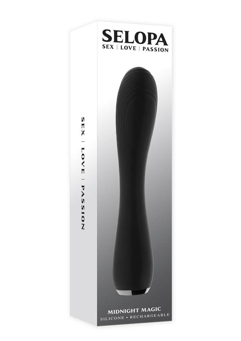 Selopa Midnight Magic Silicone Vibrator Black