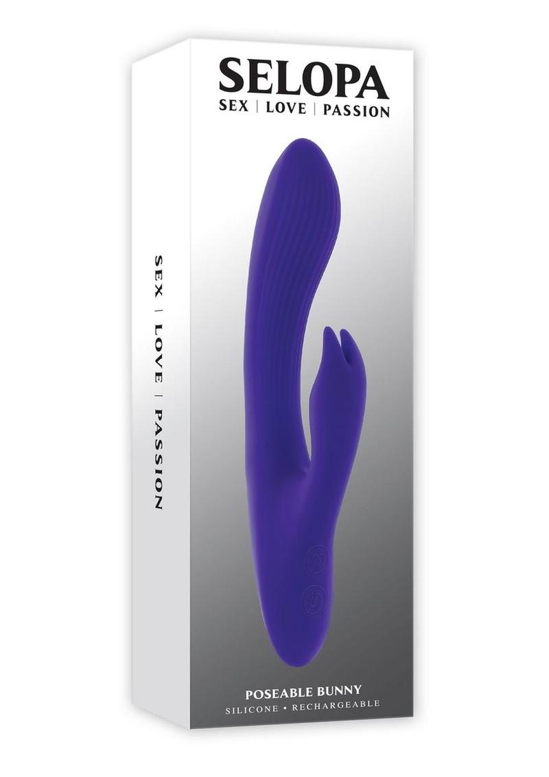 Selopa Poseable Bunny Rechargeable Rabbit Vibrator