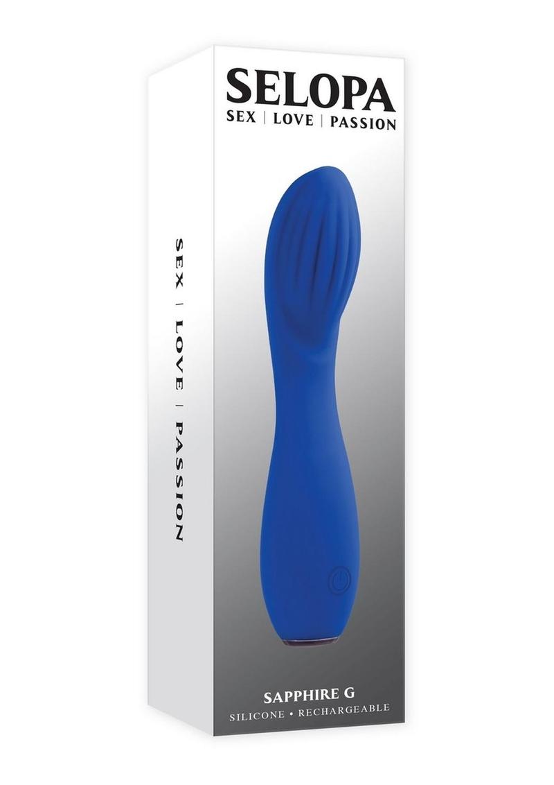Selopa Sapphire G Textured Silicone G-Spot Vibrator