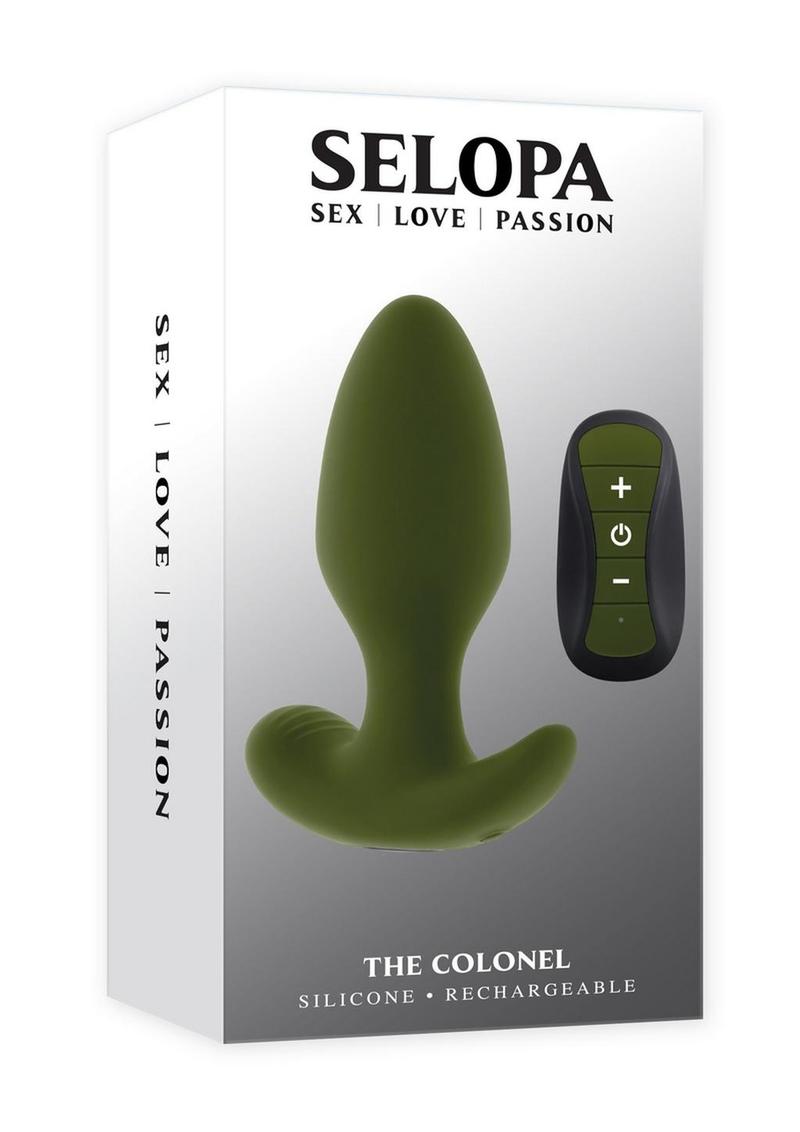 Selopa The Colonel Rechargeable Silicone Anal Plug