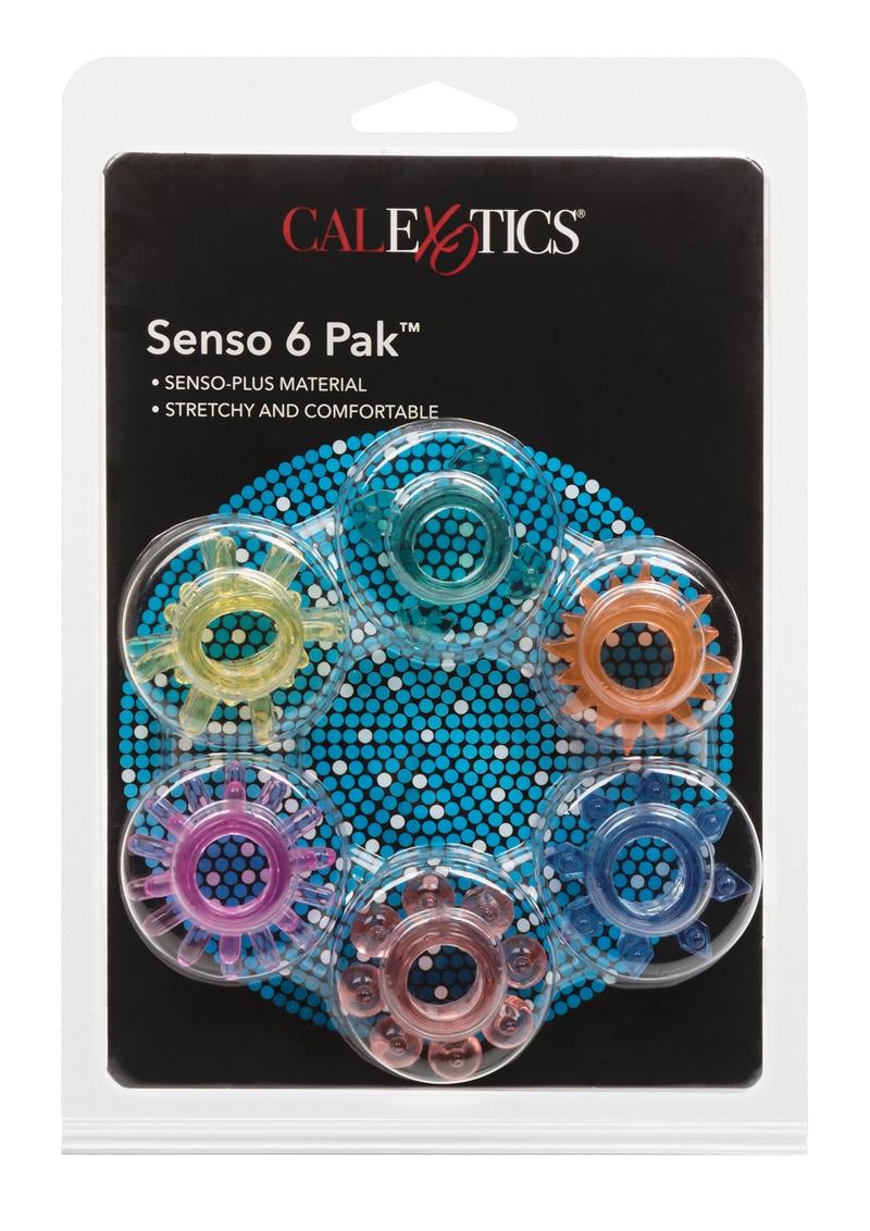 Senso 6 Pak Cock Rings Comfortable