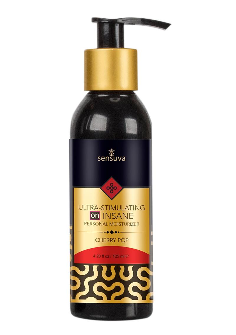 Sensuva On Insane Ultra Stimulating Cherry Pop Hybrid Lubricant