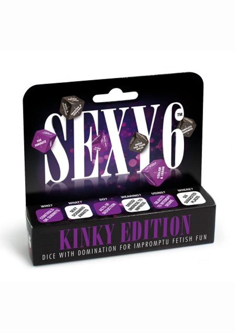 SEXY6 Kinky Edition Dice Game Impromptu Fetish Fun