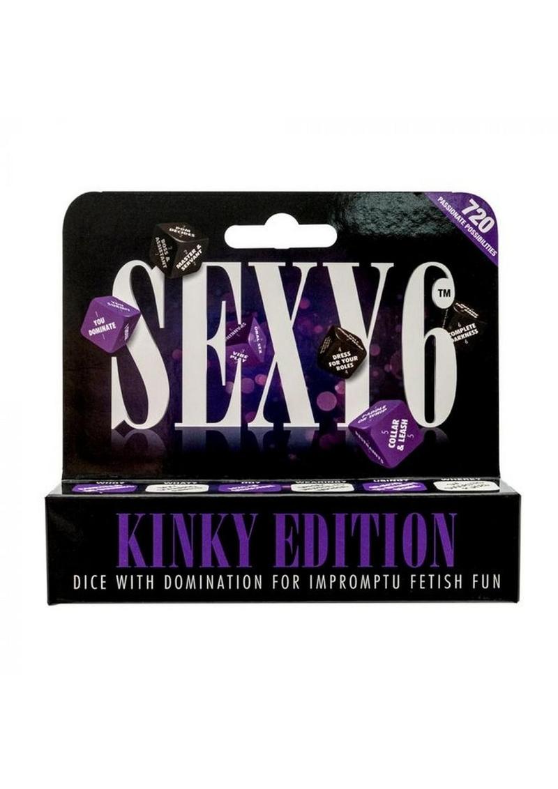 SEXY6 Kinky Edition Dice Game Impromptu Fetish Fun