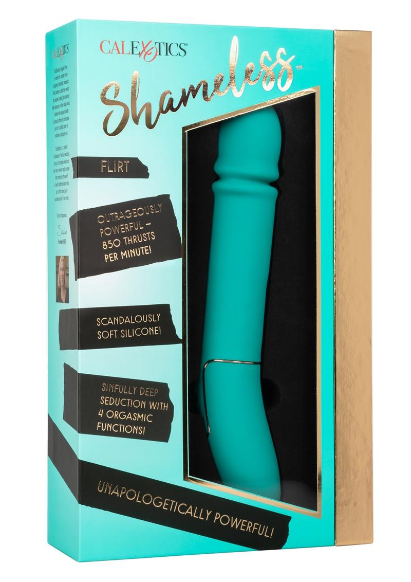 Shameless Flirt Recharge Silicone Thrusting Vibrator