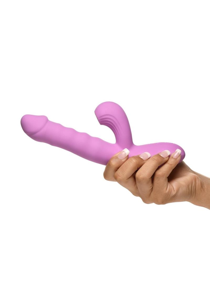 SheGasm Thrust Wave Thrusting & Sucking Rabbit Vibrator