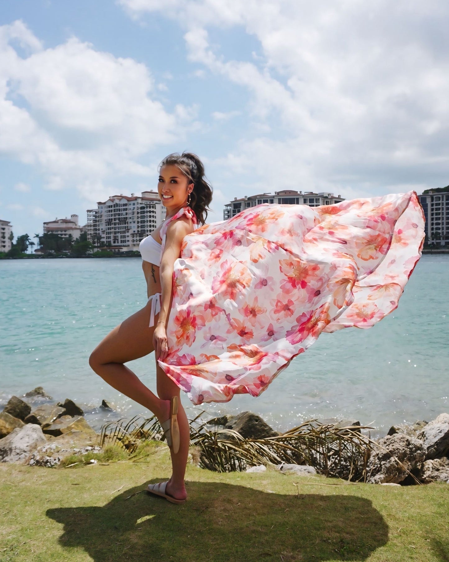 Show Skirt - Sunset Bloom