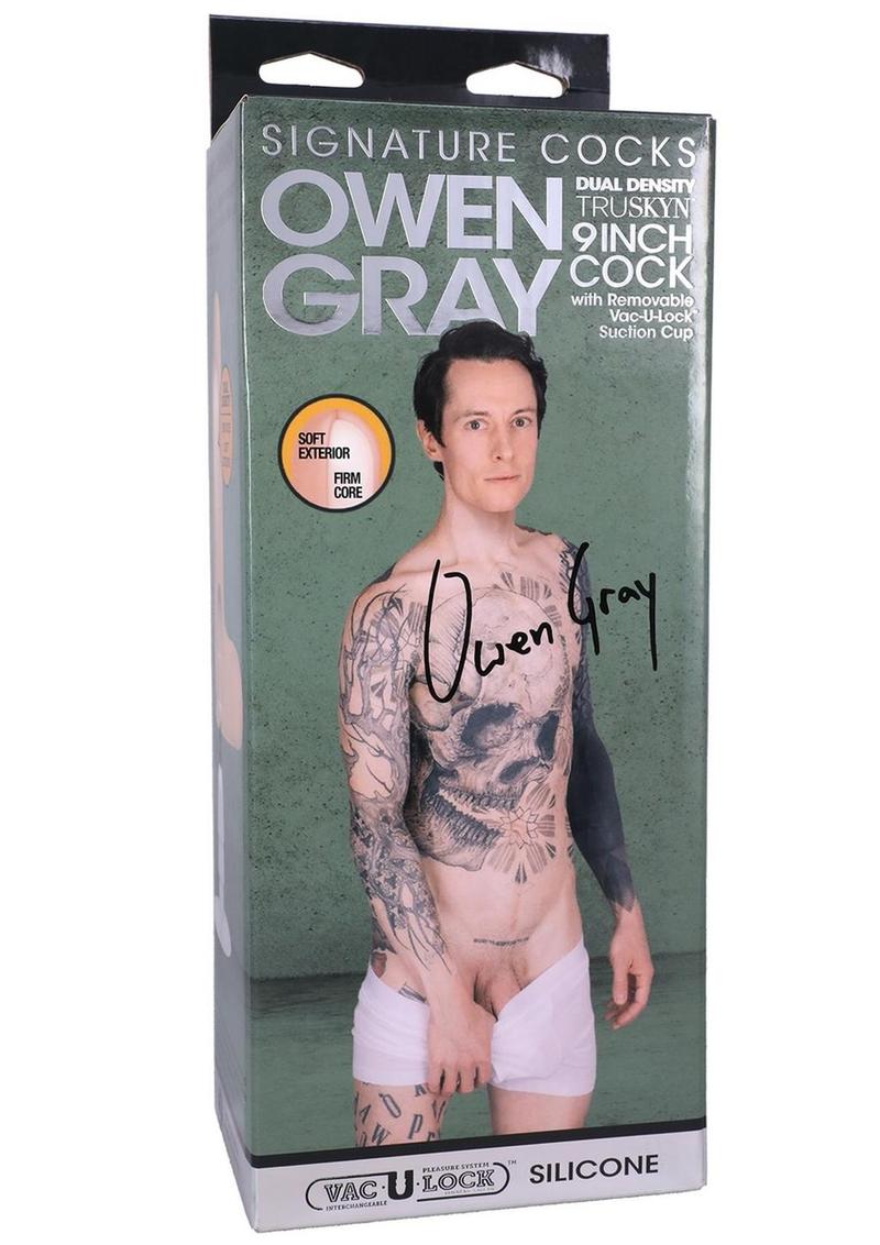 Owen Gray Signature Silicone Dildo with Removable Suction Cup