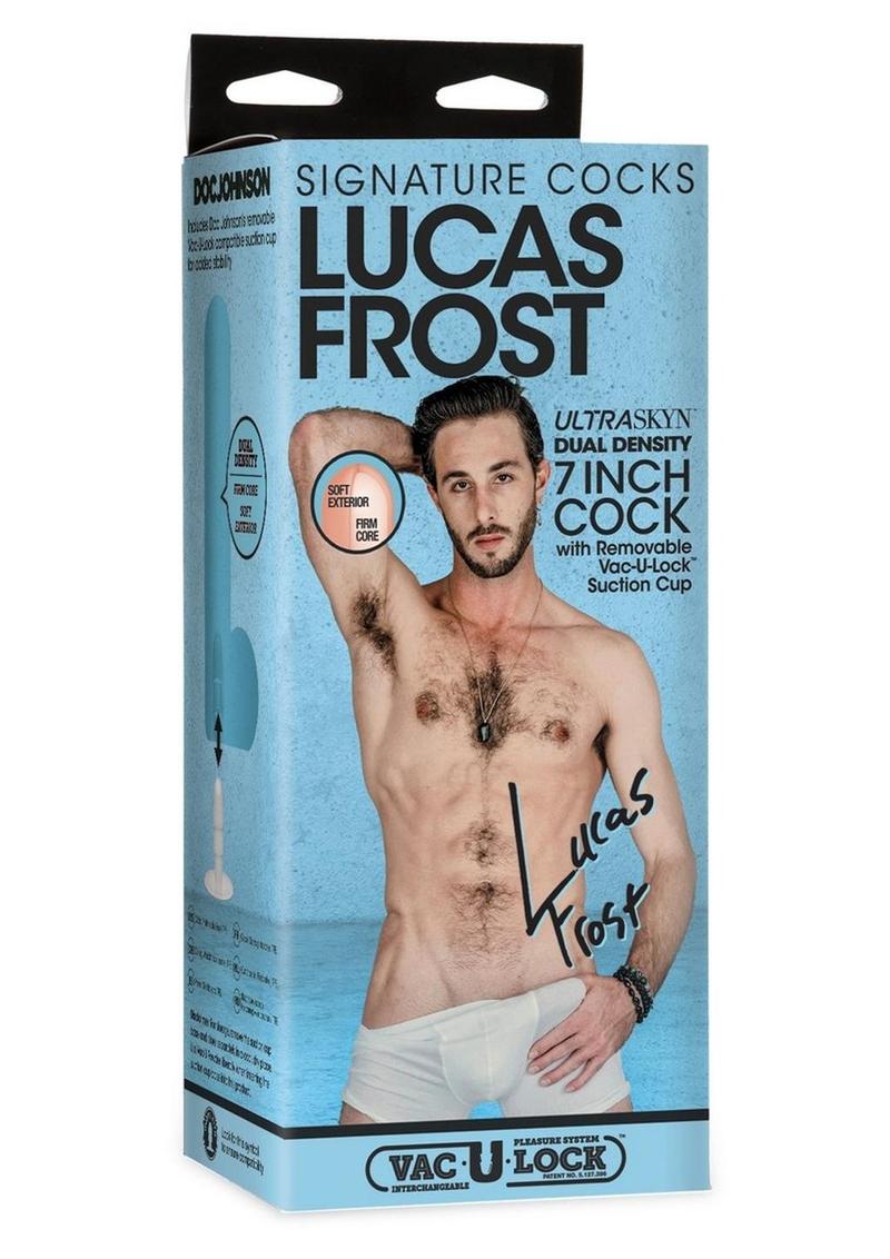 Signature Cocks Lucas Frost Dildo Removable Suction Cup
