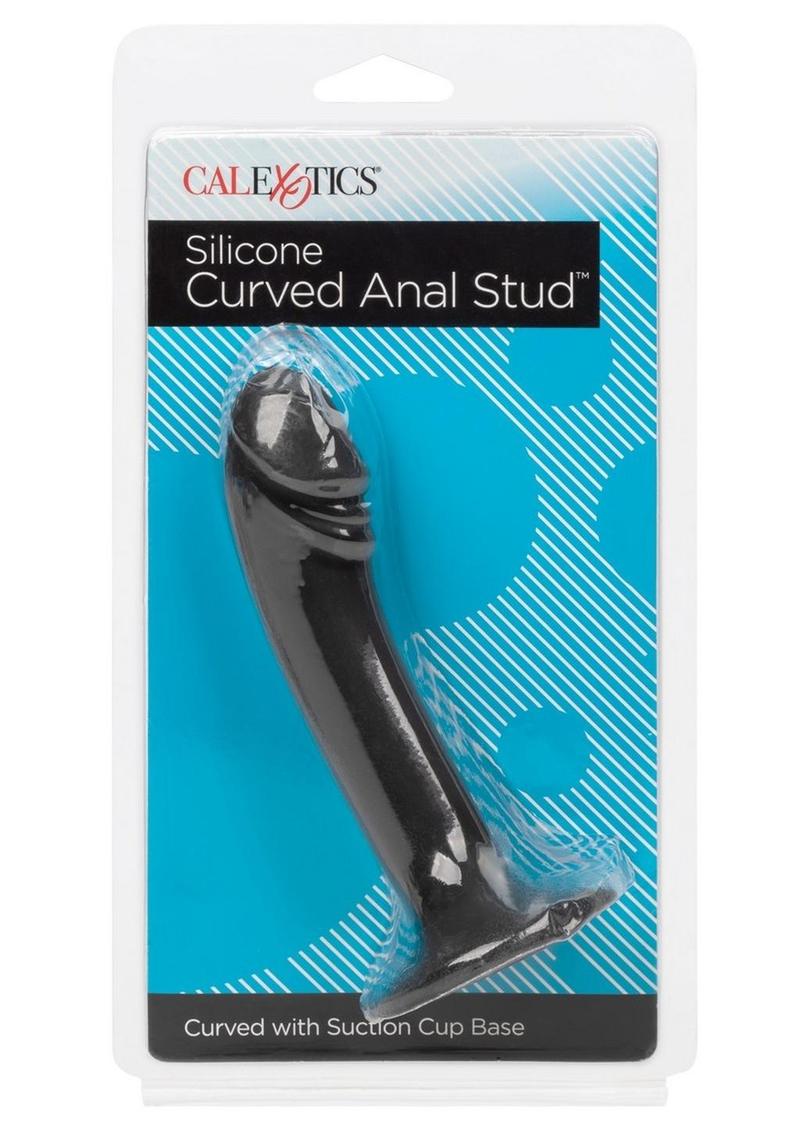 CalExotics Silicone Curved Anal Stud Dildo