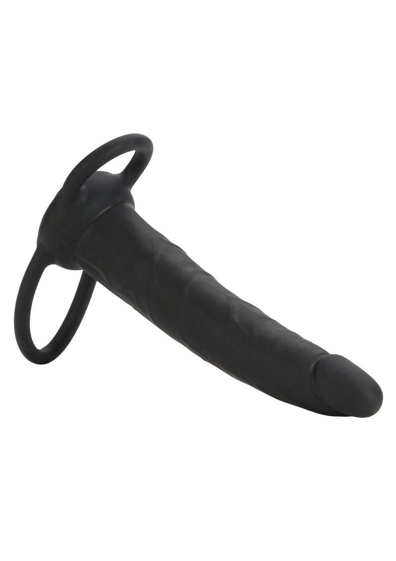 CalExotics Silicone Double Rider Cock Ring With Dual Penetration