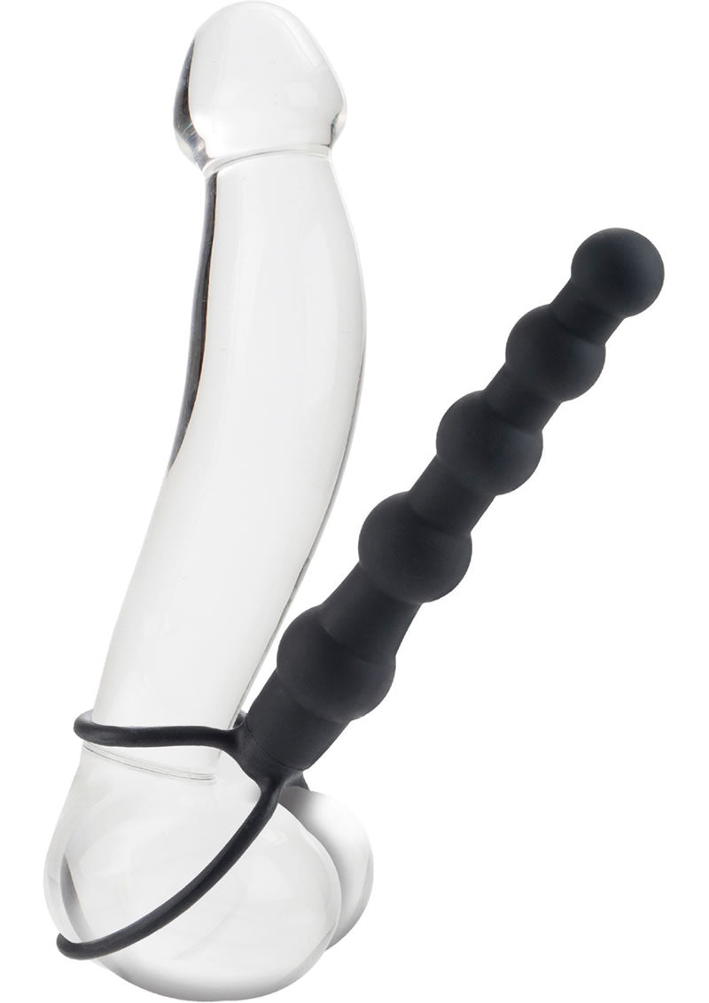 CalExotics Silicone Love Rider Beaded Dual Penetrator