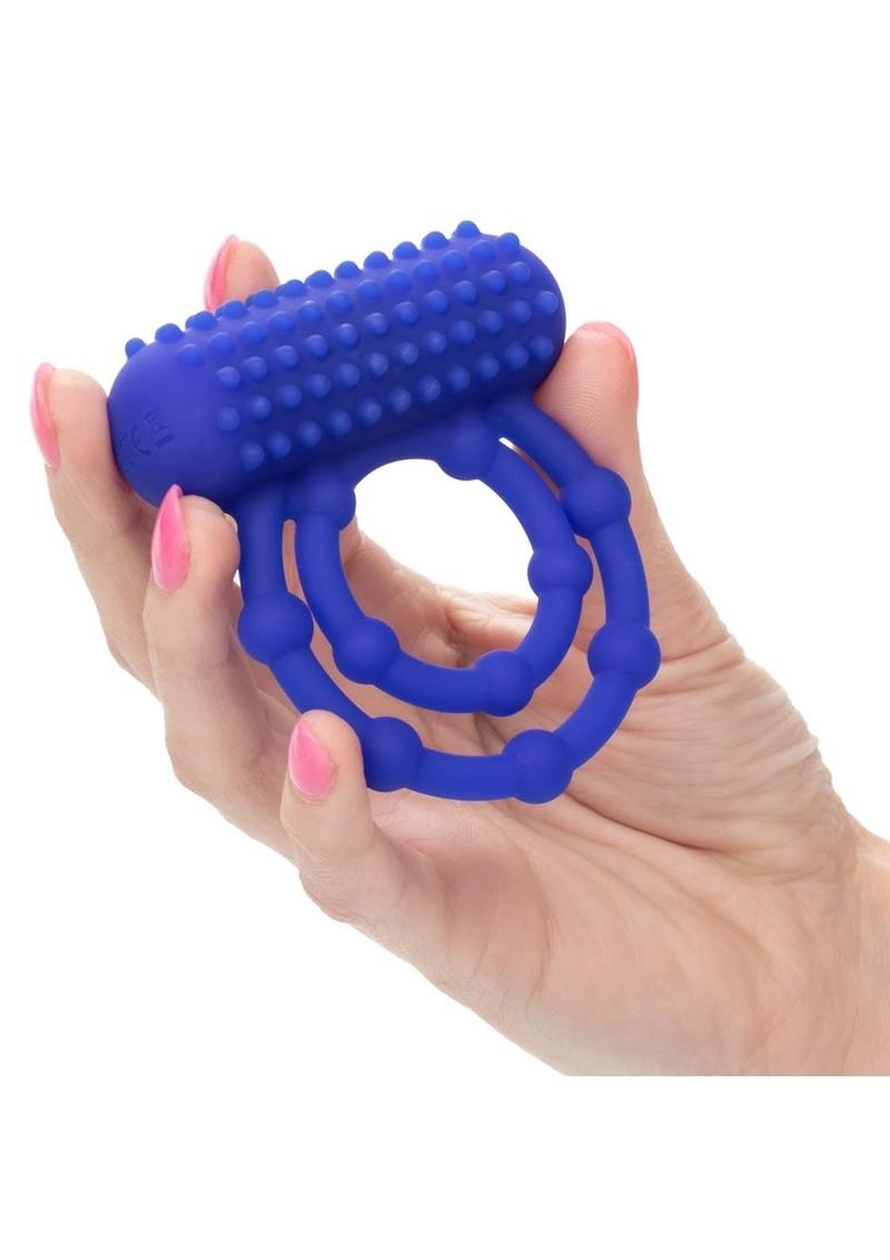 Silicone Rechargeable 10 Bead Maximus Ring For Perfect Pleasure