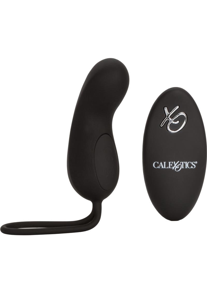Silicone Rechargeable Curve Bullet With Remote Control Vibrators