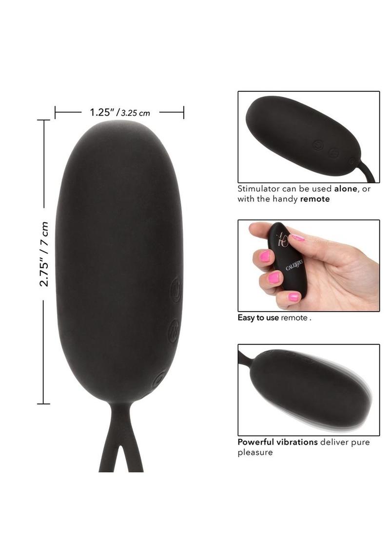 Silicone Rechargeable Egg With Remote Control Vibrators