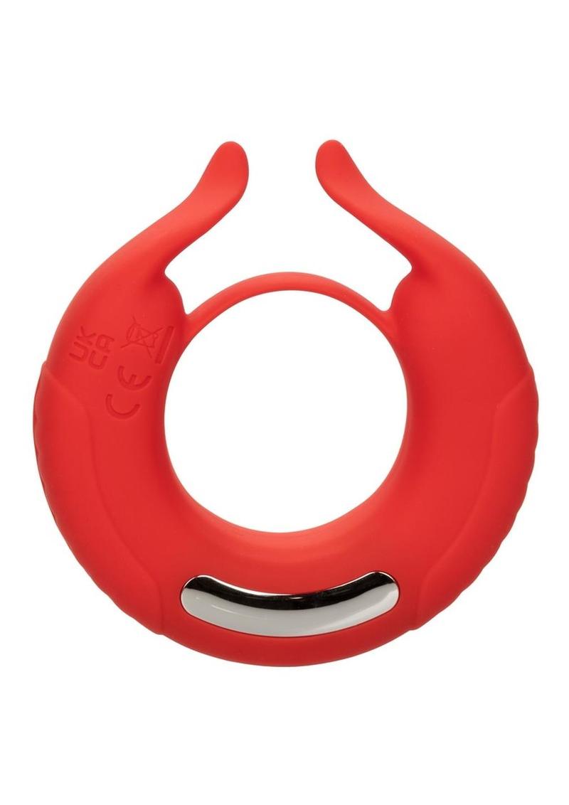 Calexotics Silicone Rechargeable Taurus Vibrating Enhancer Ring
