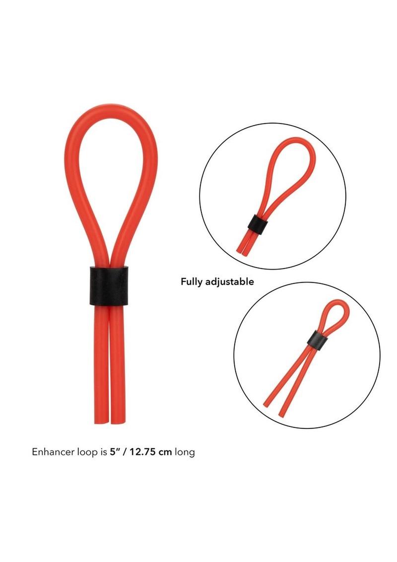 Silicone Stud Lasso Adjustable Cock Tie