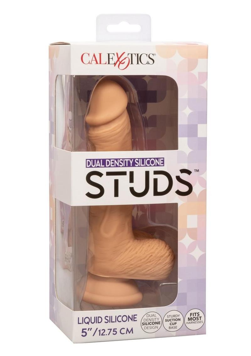 CalExotics Studs Dual Density Silicone Dildo 6.25 Inch Realistic Cock